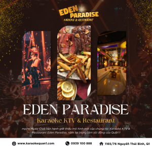 KARAOKE QUẬN 1 - KARAOKE EDEN PARADISE - 노래방 구역 1